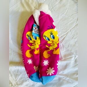 Warner Bros. Looney Tunes Tweety Socks - Pink and Yellow